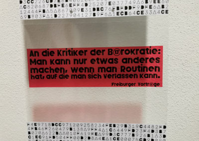 Geheimnisse der Bürokratie | Roter-Reiter-Preis | Kunst im Amt 2022 | Uli Reiter